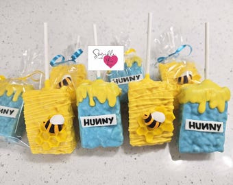 1 doz = Honey and Bee theme Rice krispie treats or oreos (12 treats)
