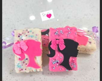 1 doz = Doll silhouette krispie treats or oreos (12 treats)
