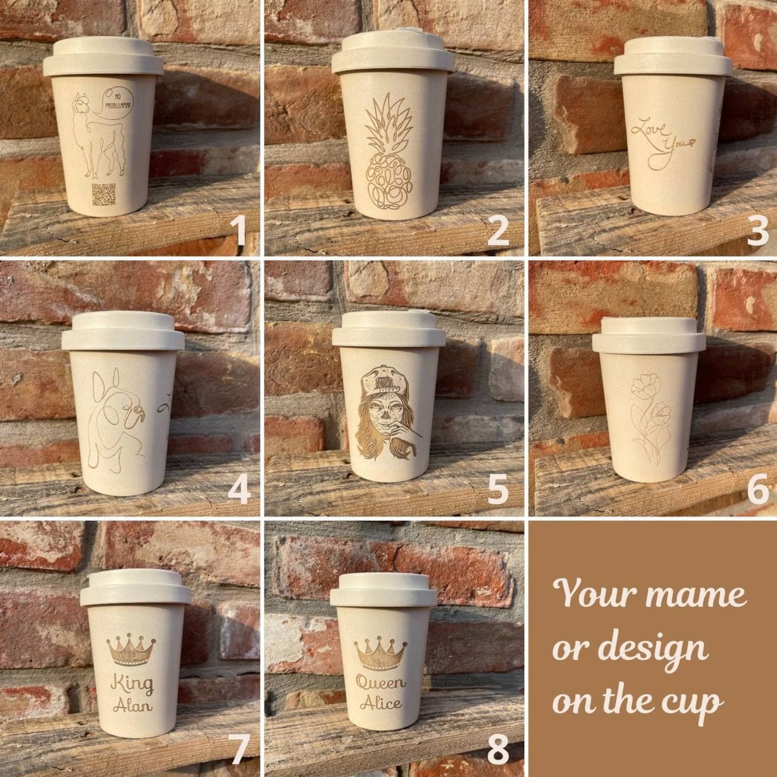 Name mug Laser engraved cup Party Cup Corporate gift Tumbler Etsy
