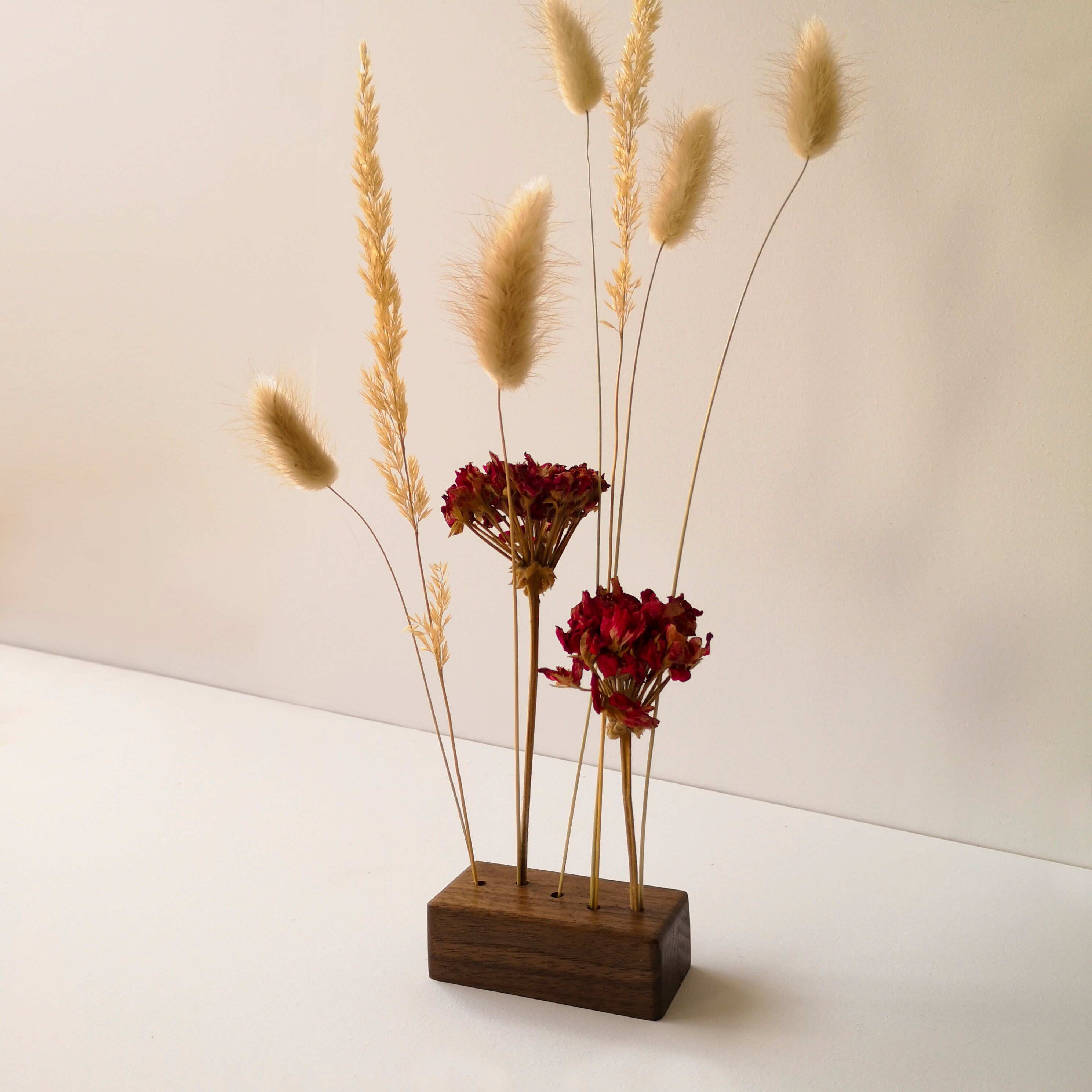 Wooden Vase Flower Holder Dry Vase Etsy