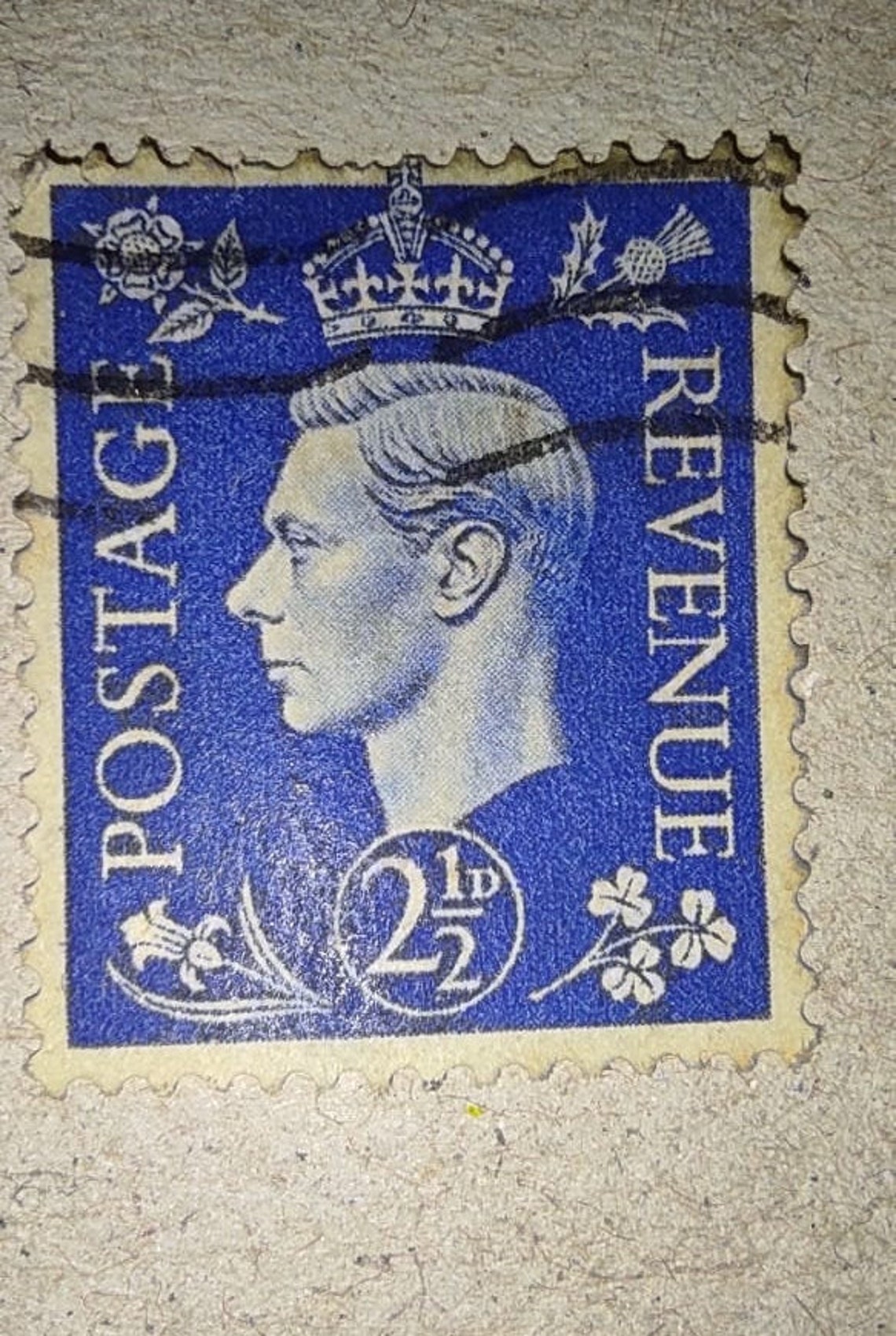 England Postage Revenue 2 1 2/D Postage Stamp Etsy