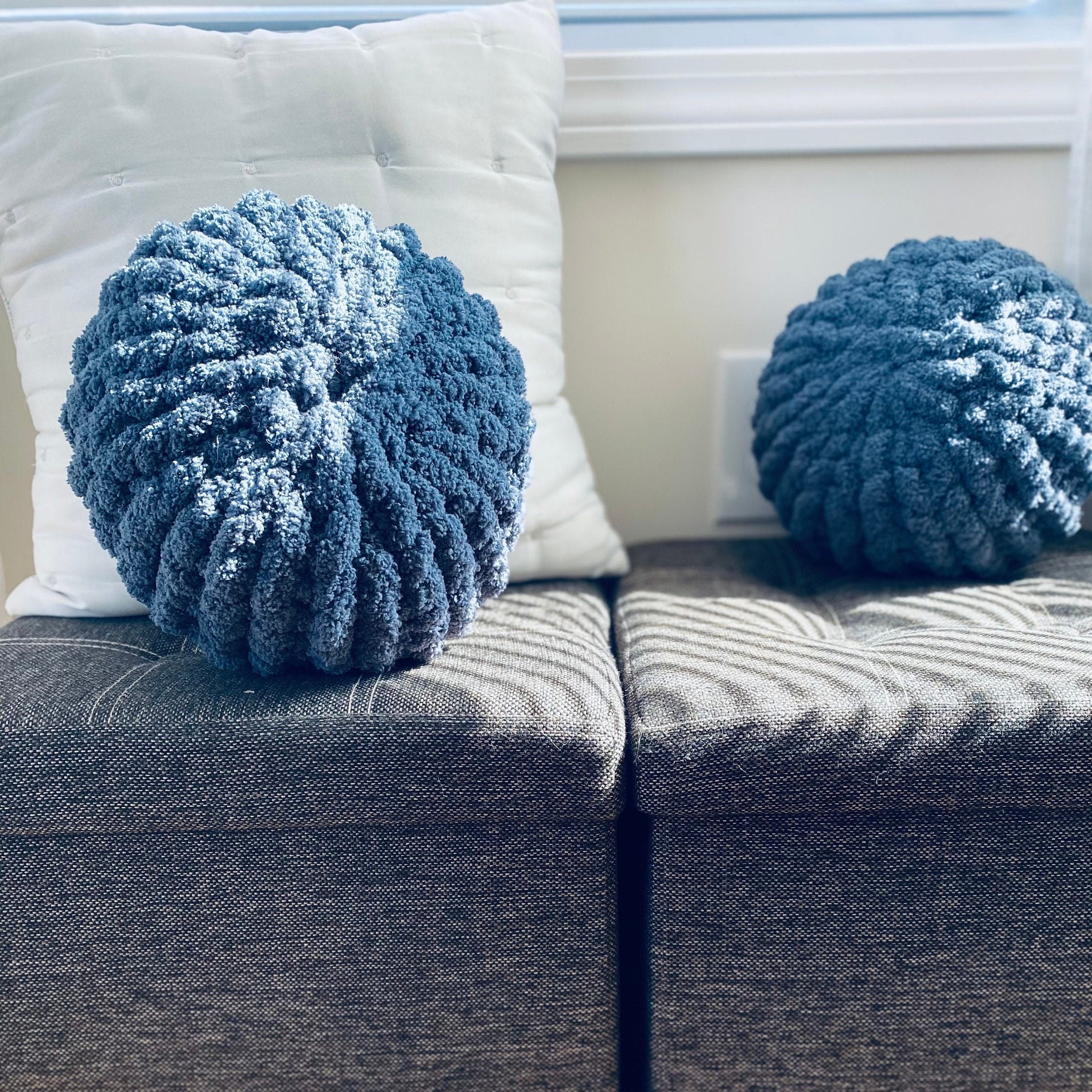 Handmade Chenille Knit Pillows Etsy