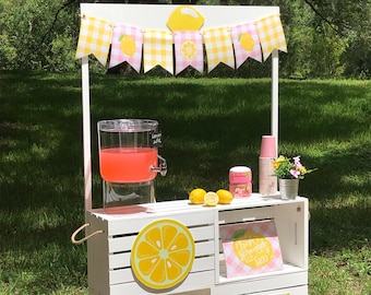 Pop up sales lemonade stand