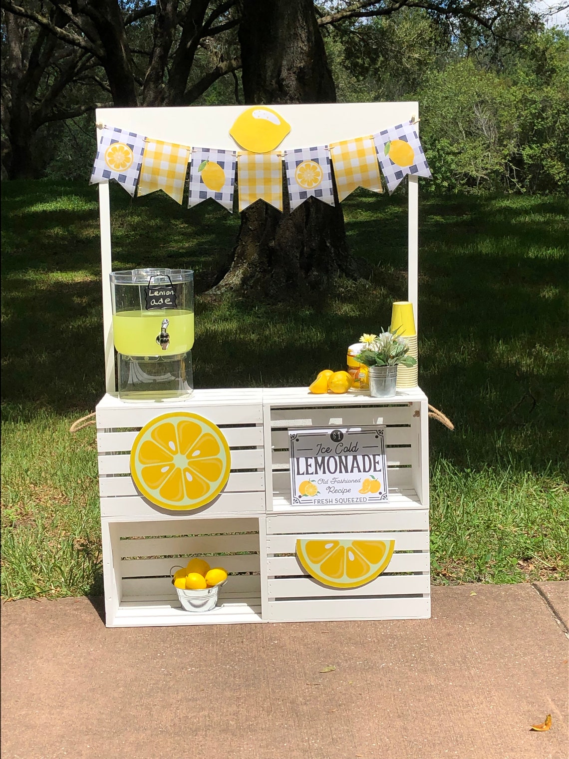 Lemonade Stand Complete With Accessories and Decor Etsy