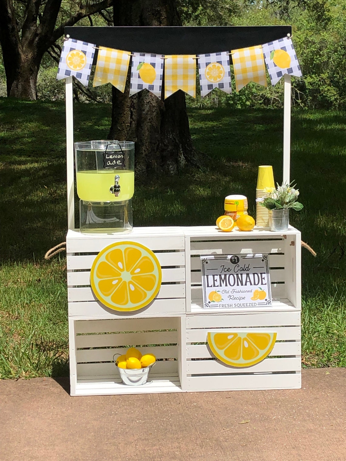 Lemonade Stand Complete With Accessories and Decor - Etsy