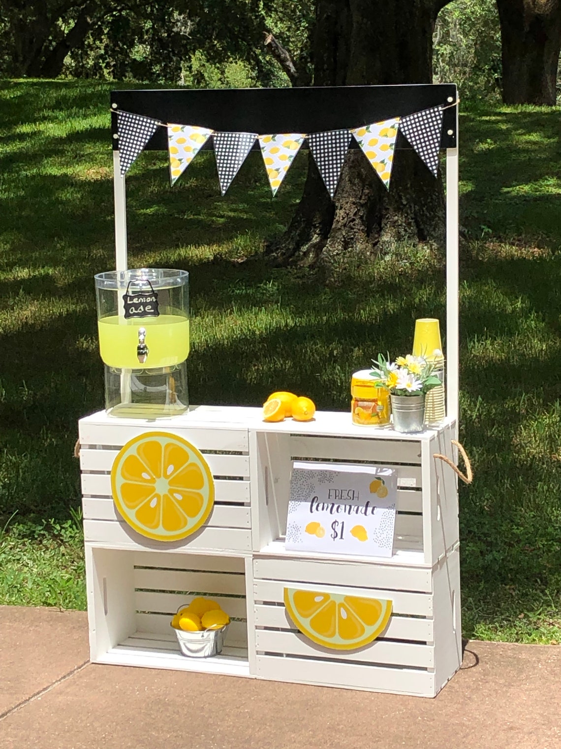 Lemonade Stand Complete With Accessories and Decor Etsy