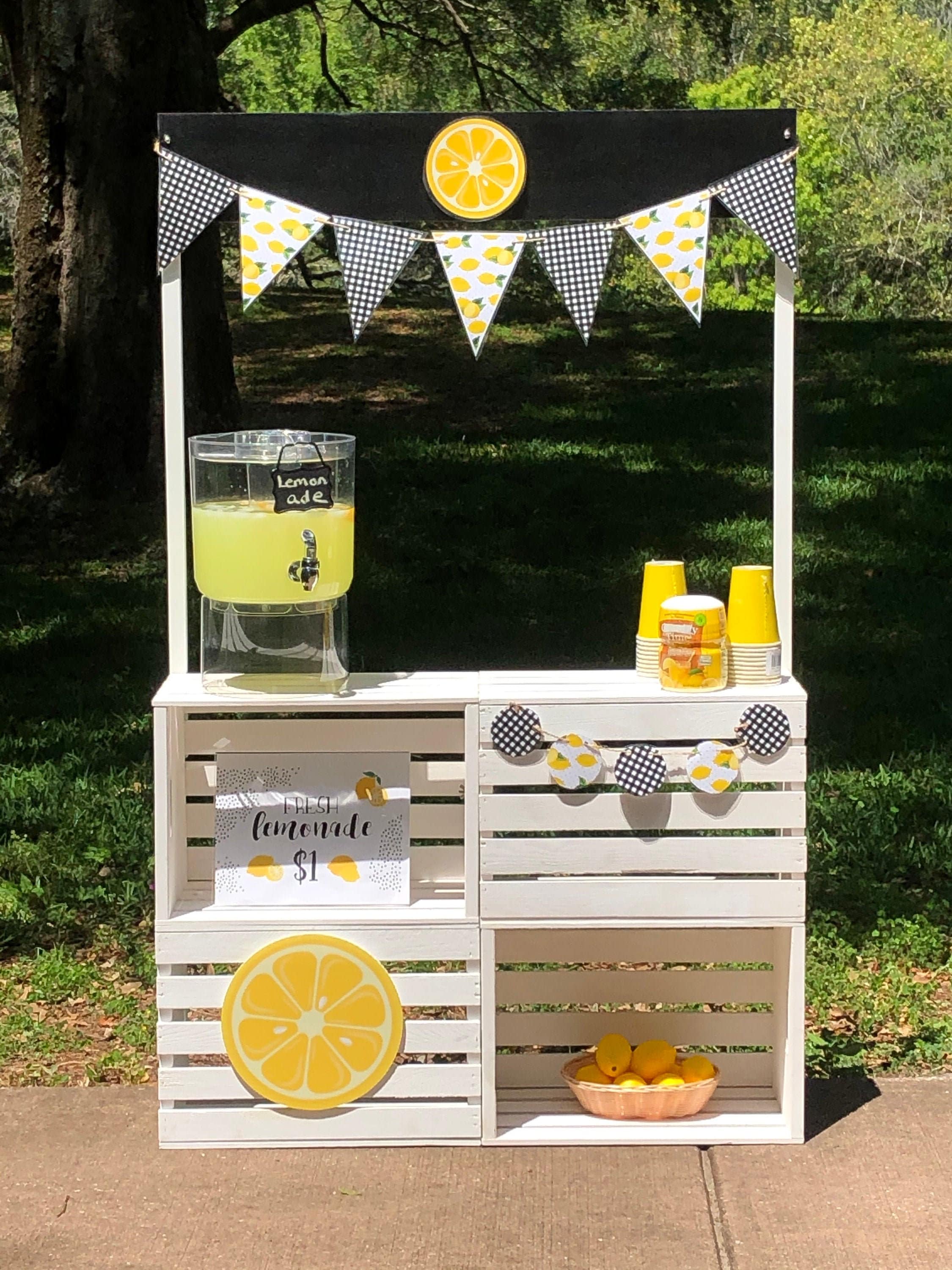 Lemonade Stand Decoration Ideas