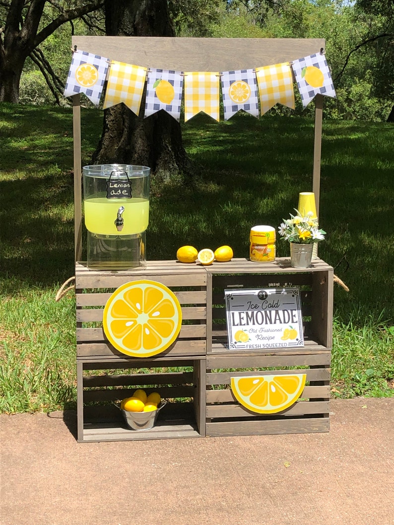 Lemonade Stand Complete With Accessories and Decor Etsy
