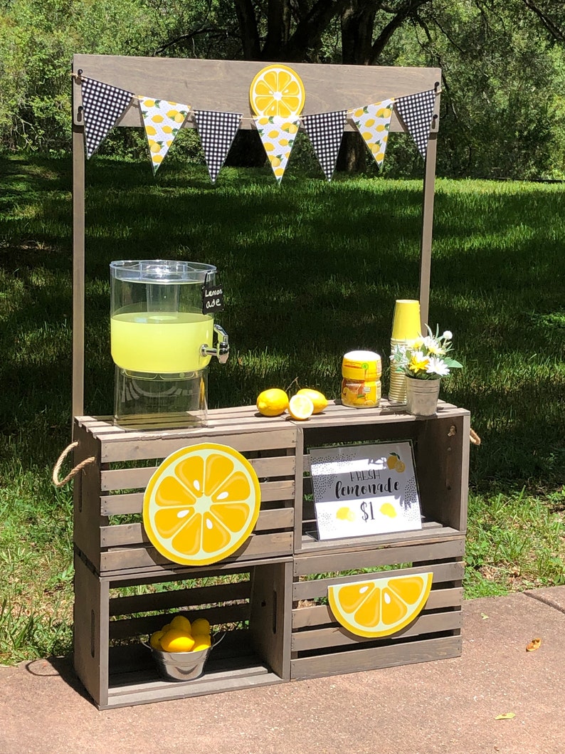 Lemonade Stand Complete With Accessories and Decor Etsy