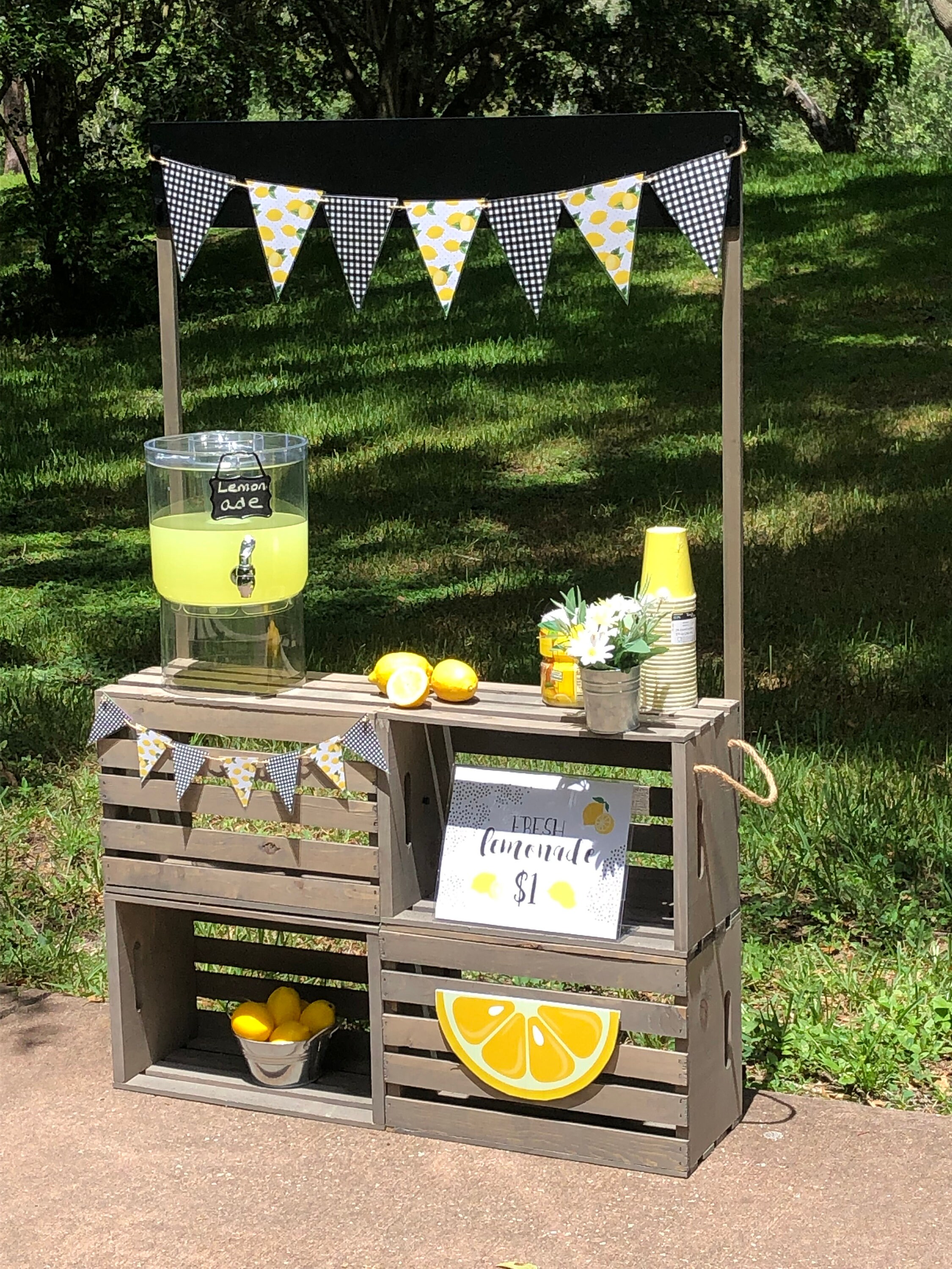 Lemonade Stand Complete With Accessories and Decor Etsy