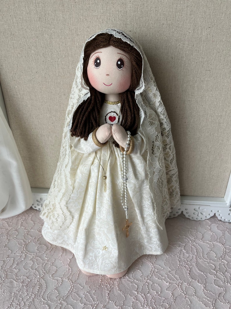 Our Lady of Fatima Doll Baptism Gift Virgen De Fatima Etsy