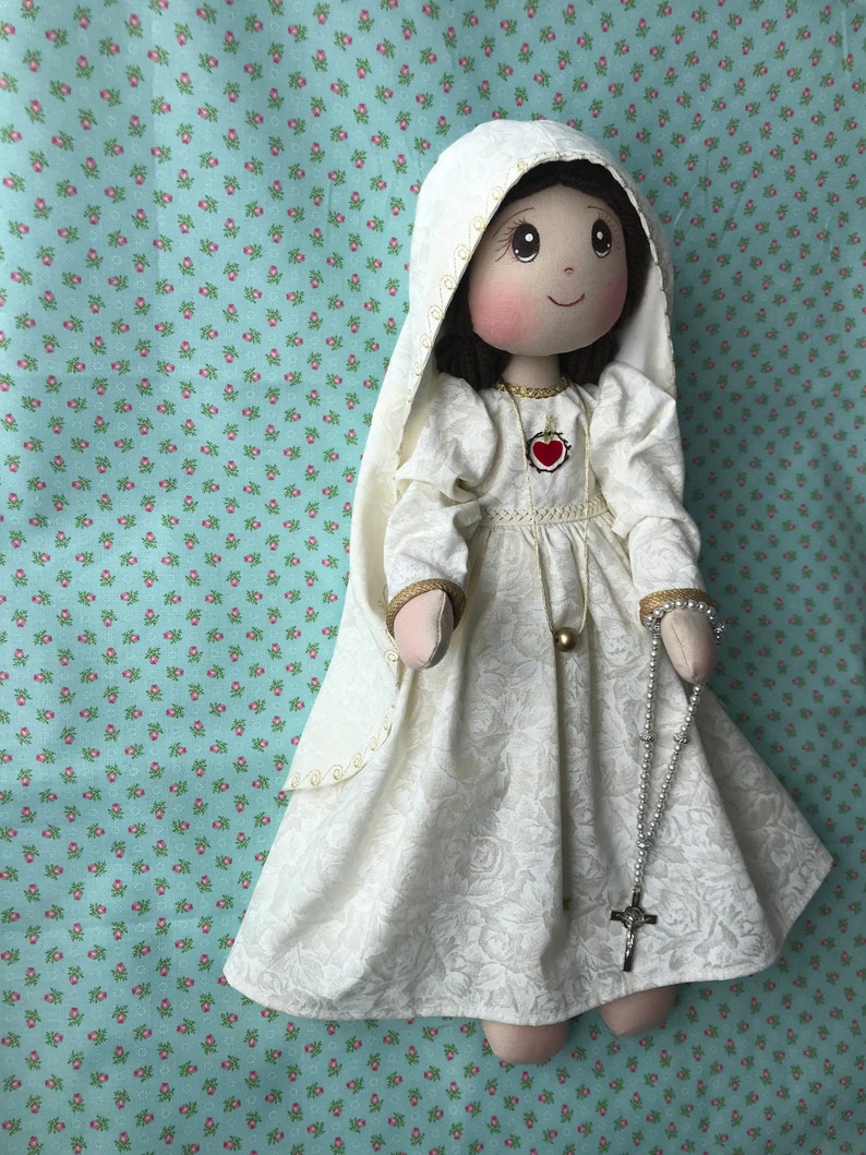 Our Lady of Fatima Doll Baptism Gift Virgen De Fatima Etsy