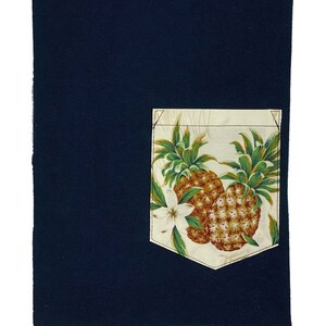Made in Hawaii / Tropische hawaiianische Ananas Aloha Shirt Pocket Tee - Hochwertige T-Shirts