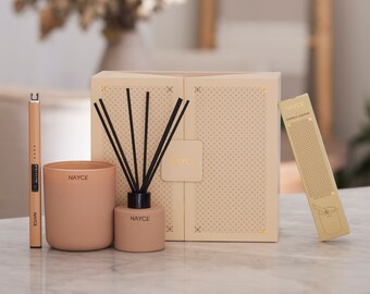 Happy Birthday Gift Box - Happy Birthday Gift Set - Personalized Birthday Candle Set - Birthday Gift For Her - Birthday Gift For Him