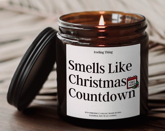 Christmas Gift, Best Friend Christmas Gifts, Neighbor Holiday Gift, Unique Company Holiday Gift, Christmas Candle, Christmas Candle