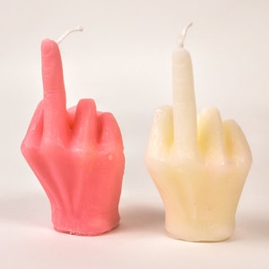 Middle Finger Candle - FU Candle, Teen Room Decor, Room Decor, Candle, Trendy Candle, Valentines gifts for him, Funny candle, Valentines