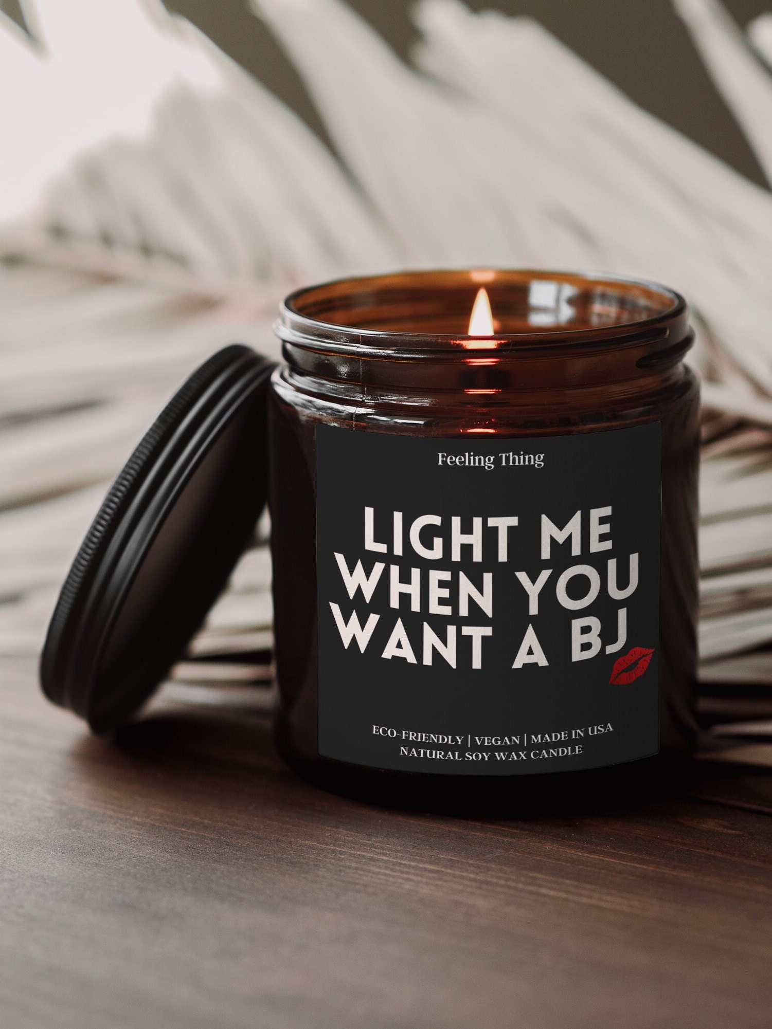 Light Me When You Want a BJ, Valentines Gifts For Him, Adult Humor, Funny Gifts, Couple BJ Candle, Valentine Day Gift For Him, Gift For Him