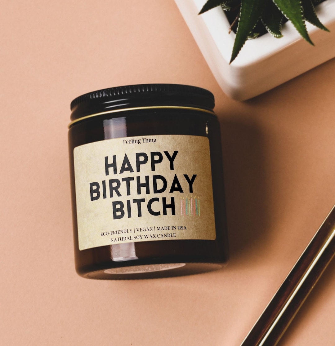 Happy Birthday Candle Gift Birthday Cake Candle Gift for Etsy