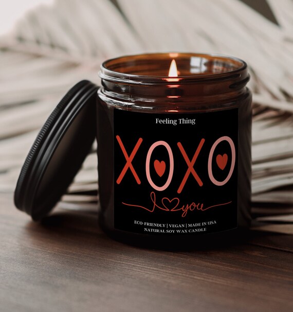 Valentinstag, Valentinstag Geschenke, Valentinstag Geschenk, Valentinstag Kerze, Valentinstag Geschenk für Sie, Geschenk für ihn, Sojakerze