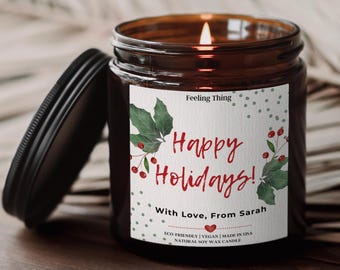 Employee Holiday Gift, Corporate Holiday Gifts, Coworker Holiday Gift, Company Holiday Gift Ideas, Personalized Holiday Party Gifts Under 15