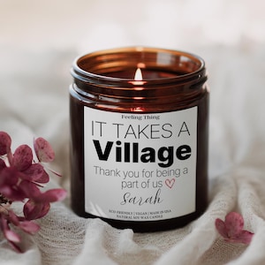 It Takes a Village-cadeau, cadeau vriend, bedankkaars, cadeau-idee coach, cadeau voor coach, oppascadeau, oppascadeau, cadeau leraar, cadeau leraar, cadeau dagopvang, vakantie