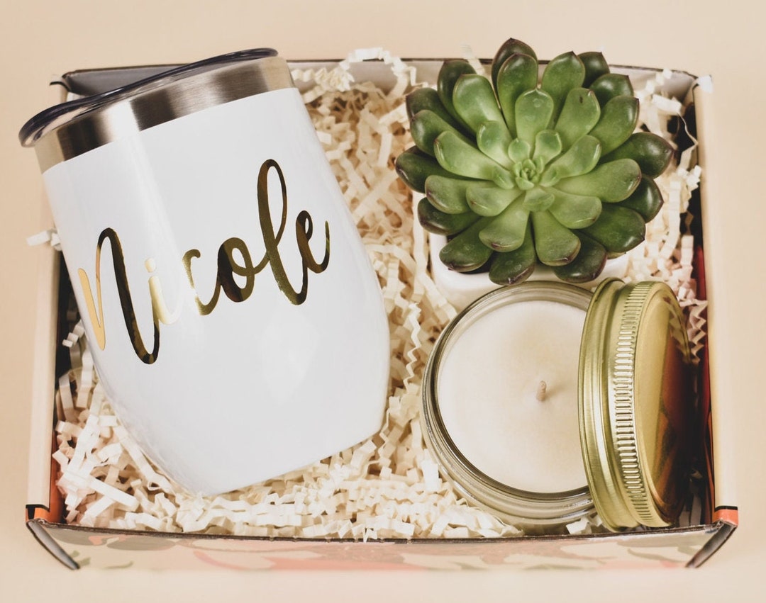 Happy Birthday Gift Box Tumbler Gift Box Friendship Gift Etsy