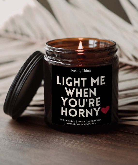 Light Me When You're Horny Romantic Gift, Relationship Gift, Gift For Him, Gift For Boyfriend, Gift for Men, Anniversary gift, Birthday Gift