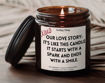 Gift for him, Boyfriend gifts, Gifts for men, Gift for wife, Gift for husband, Valentines gifts, Funny Scented Soy Candle, Anniversary gift
