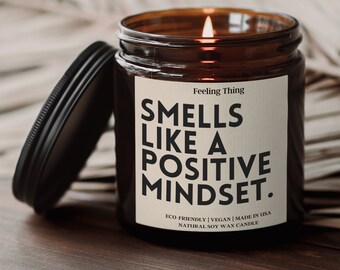Cheer Up Gifts For Woman - Smells Like A Positive Mindset - Comforting gift - Uplifting gift - Encouraging gift for her - Gift Ideas For Her