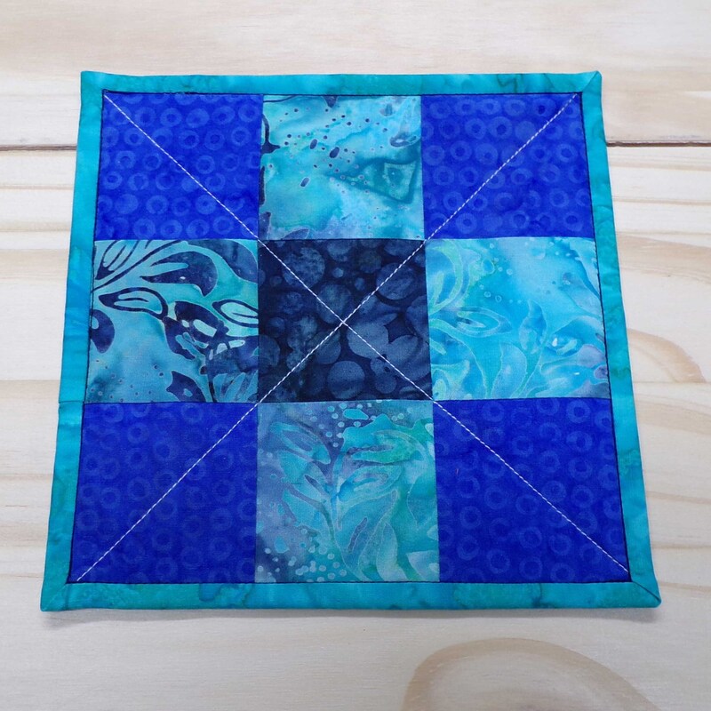 Quilted Mug Rug - Etsy