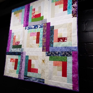 Rainbow quilt handmade quilted blanket lap size quilt for baby shower gift for mom gifts handcrafted colorful quilt for living room quilts