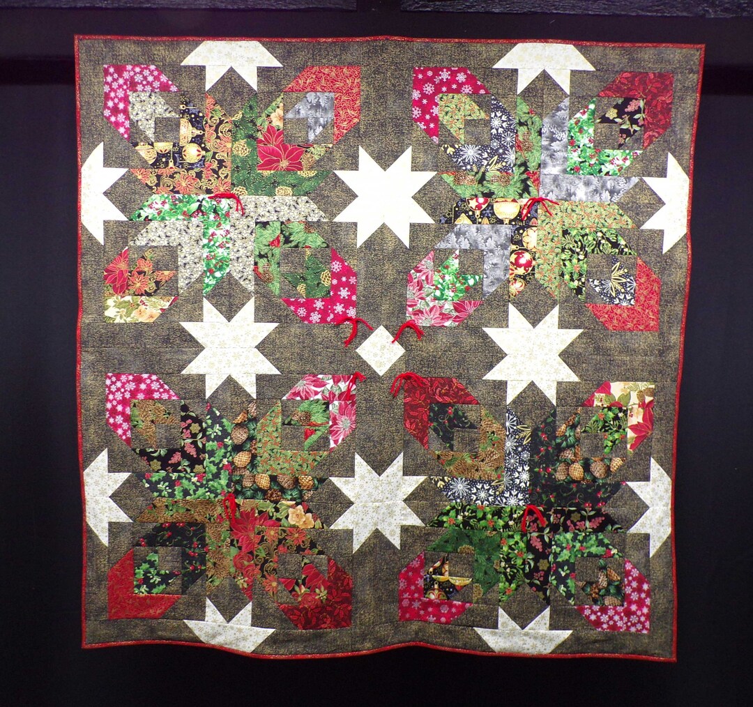 Handmade Christmas Quilt Holiday Quilt Christmas Quilts Etsy