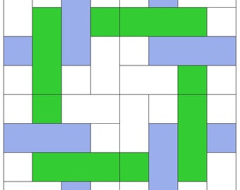 Cheery O’s Block | Digital Quilt Block | PDF Quilt Block | Quilt Block | Downloadable Quilt Pattern | Woven quilt block | Jellyroll Friendly