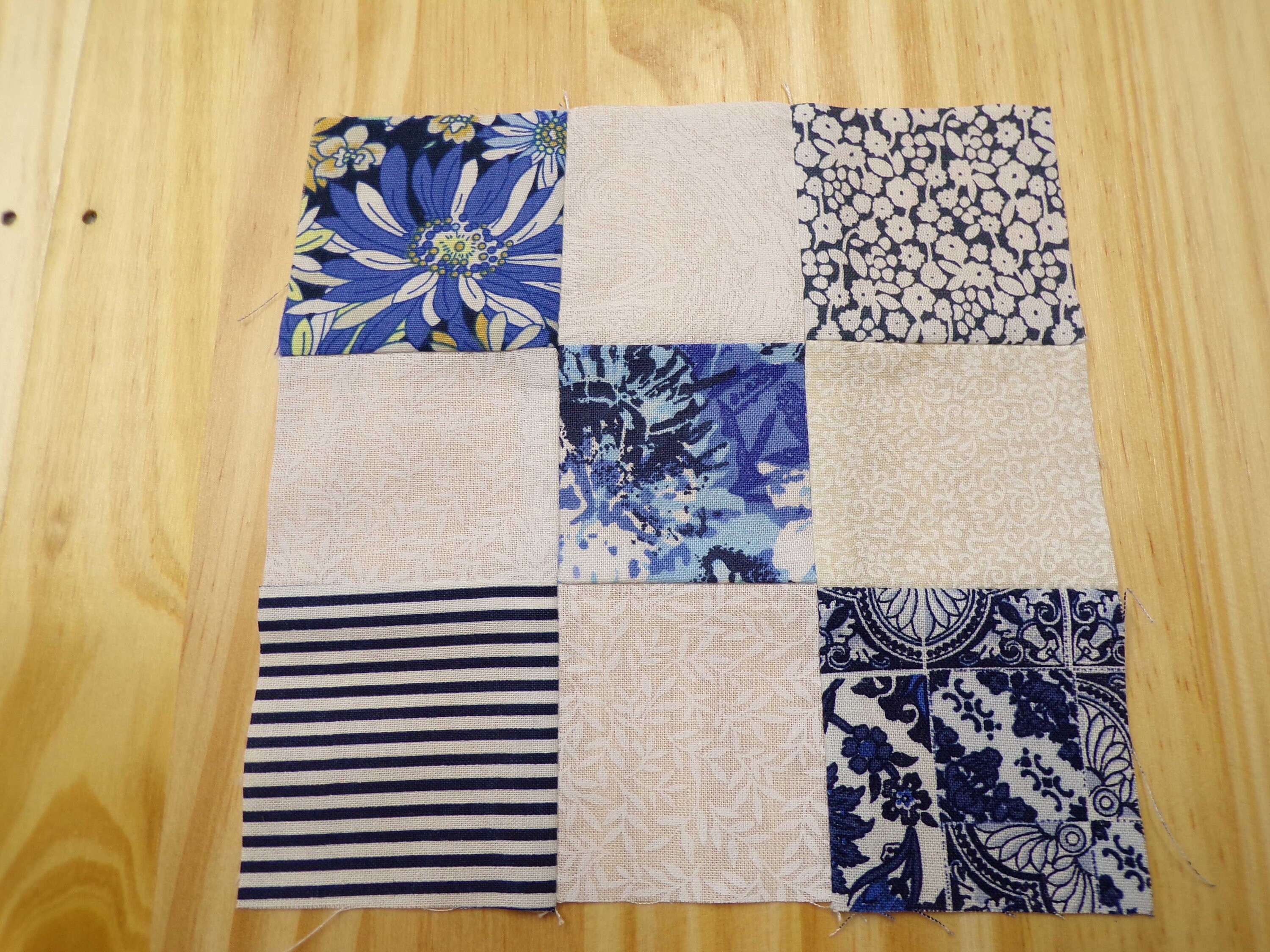 UNFINISHED Quilt Blocks Quilt Blocks Irish Chain Quilt Blocks Blue