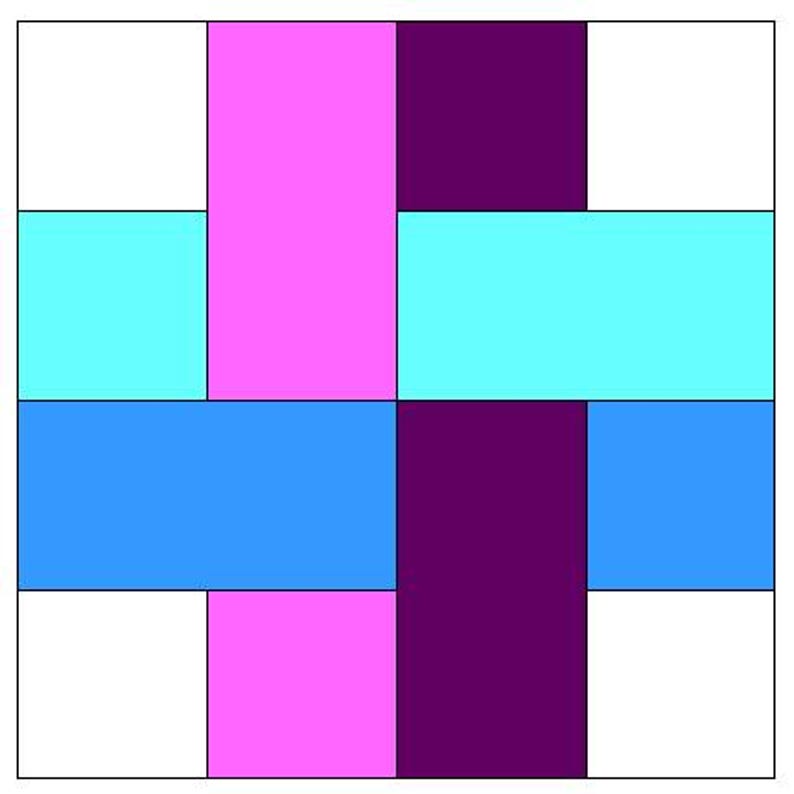 Woven Jelly Quilt Block Digital Quilt Block PDF Quilt Block Quilt Block