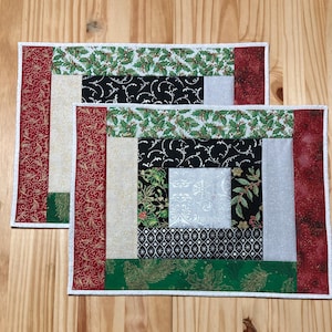 Christmas Placemats | Holiday placemats | Christmas décor | Holiday table décor | Quilted placemats | Holiday gift | Winter placemat | Gifts