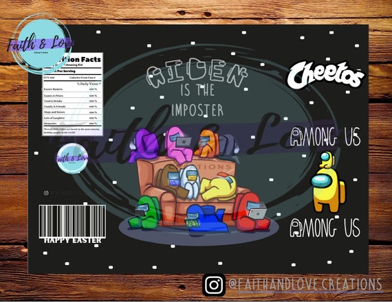 Among Us Chip Bag | Etsy