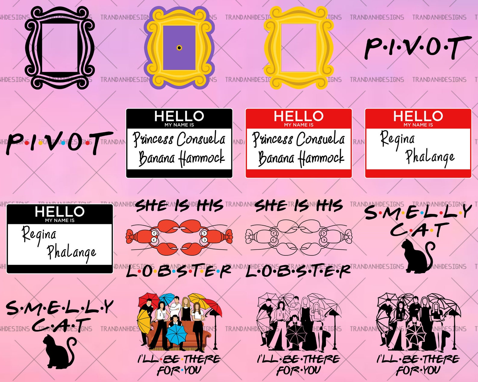 Free Free 132 Friends Svg Bundle SVG PNG EPS DXF File