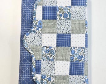 A5-Ringbuchplaner mit Polsterung, handgefertigter Stoffeinband für den nachfüllbaren Planer bis 2026, florales Patchwork-Design, Geschenkidee für Frauen