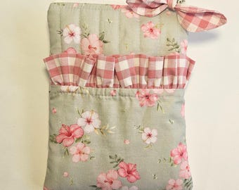 Gepolsterte Kindle-Hülle mit Blumenmuster, Kobo eBook-Hülle mit Reißverschluss und Fach, Schutzhülle für E-Reader, Geschenk für Leseratten