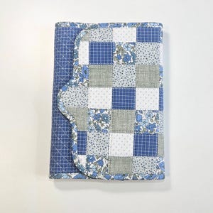 A5 Padded Ring Binder Planner, Fabric Cover for 2026 Refillable Planner, Floral Patchwork Organizer, Diary/Notebook Cover