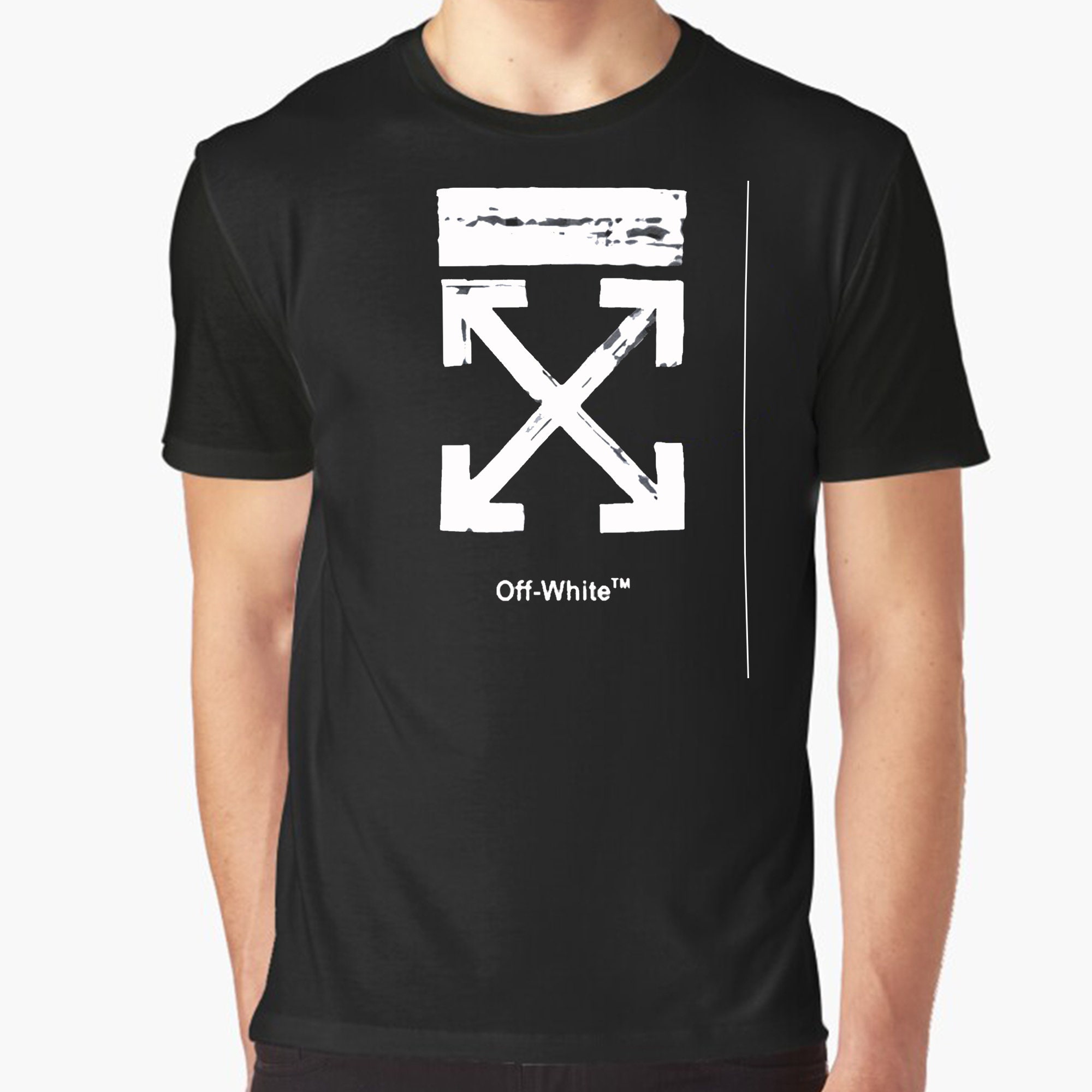 Off White Art Logo Unisex T-Shirt | Etsy