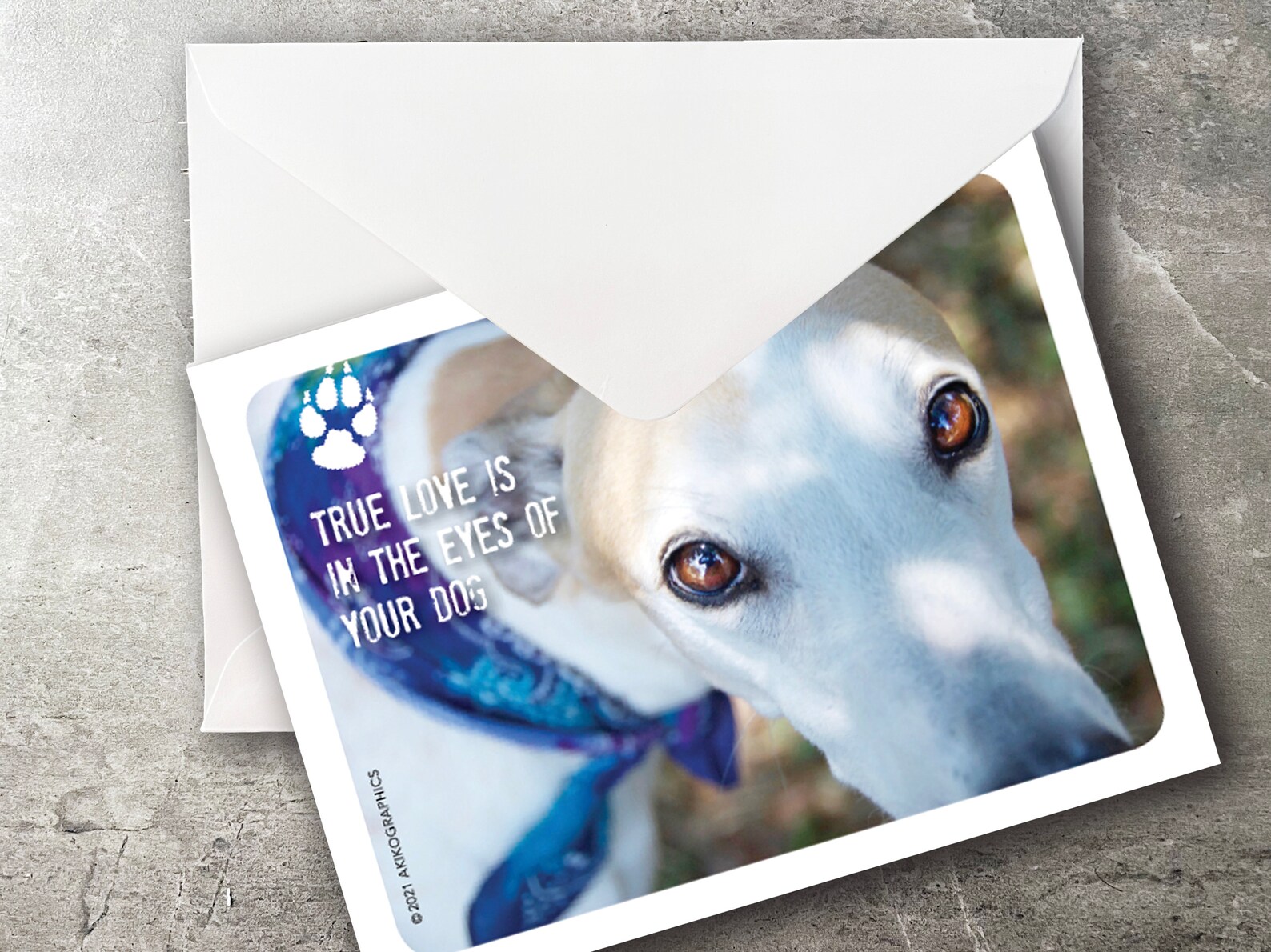Greyhound Card, Greeting Card, Greyhounds, Blank Card, TRUE LOVE, 2 - Etsy