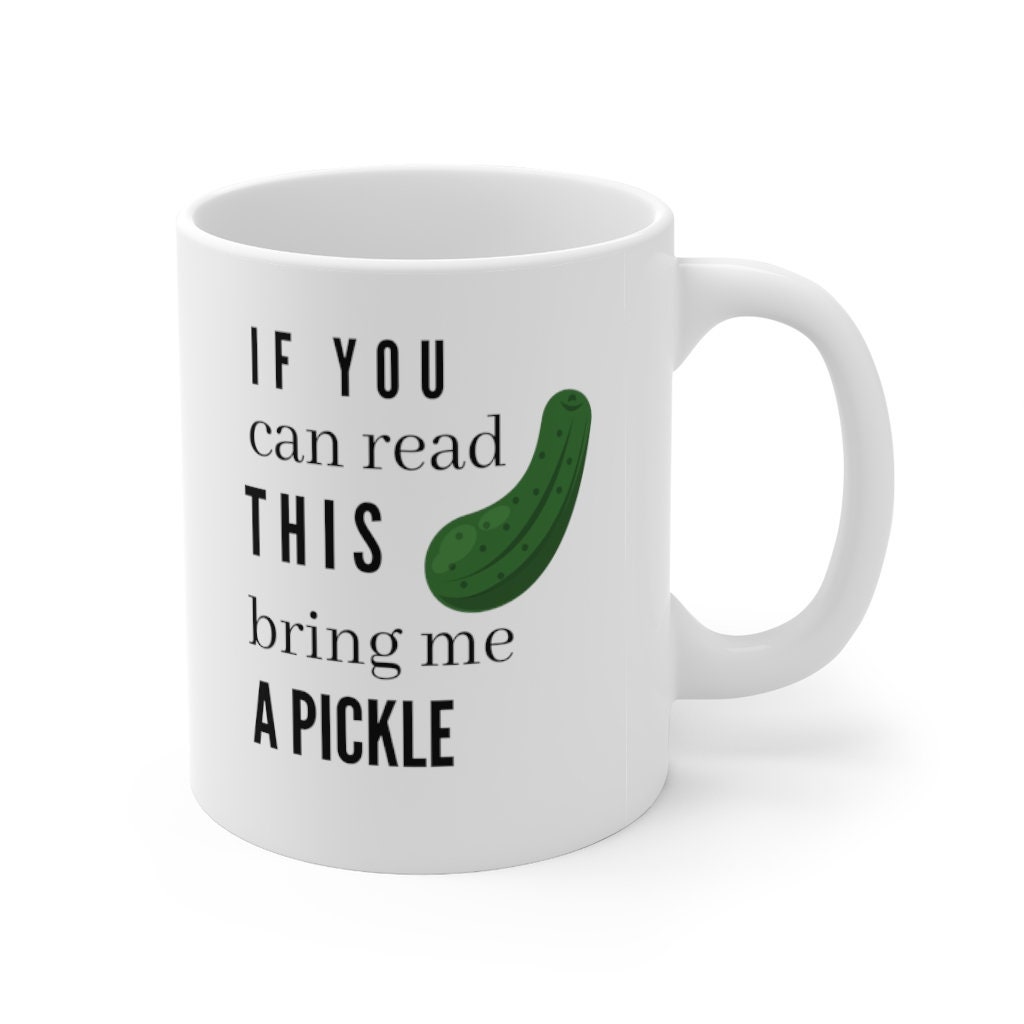 Pickle Funny Gift Mug for Pickle Lover. Printed on Both Sides Etsy UK