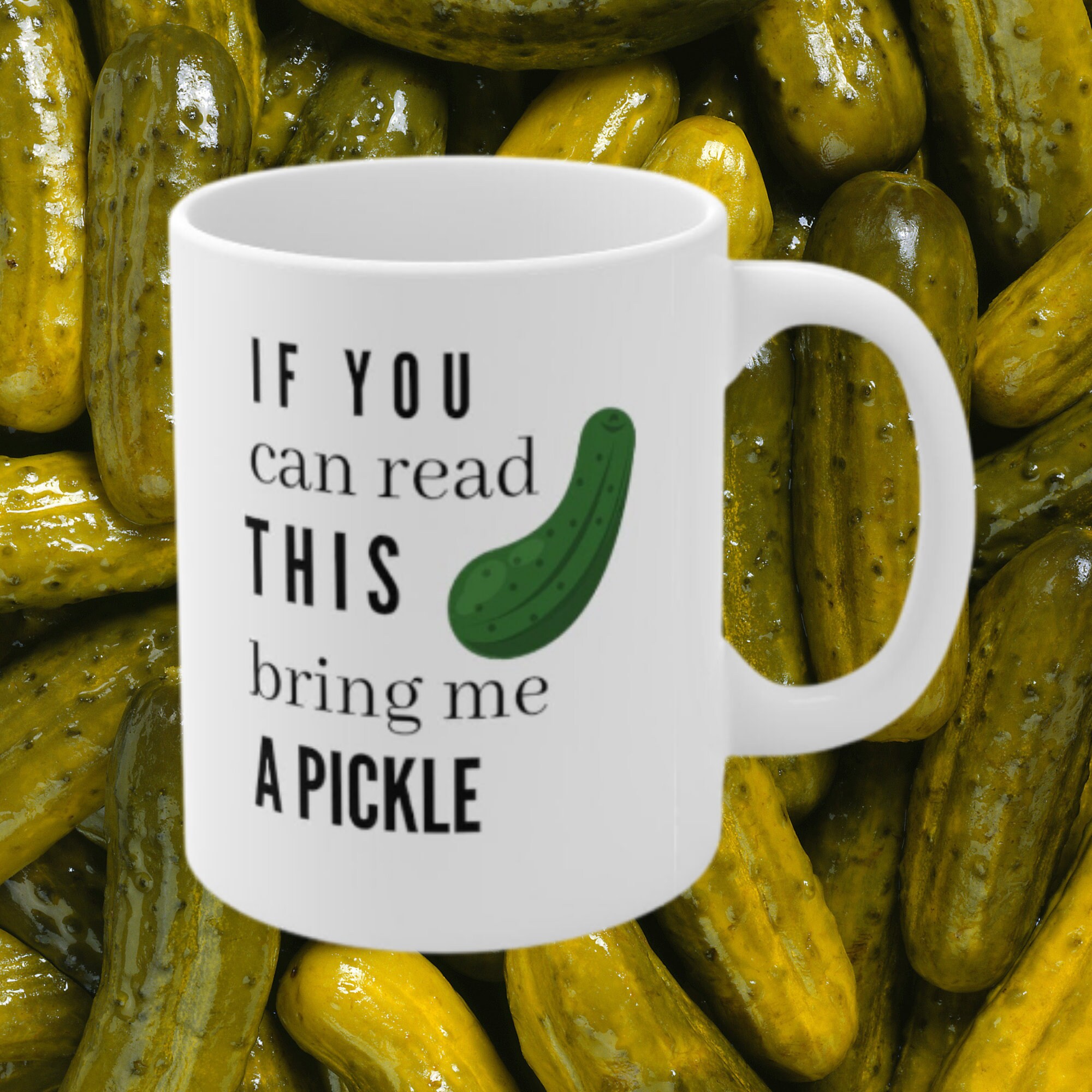 Pickle Funny Gift Mug for Pickle Lover. Printed on Both Sides Etsy UK