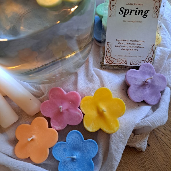 Floating candles | Spring Equinox | Ostara | Easter | Witchcraft