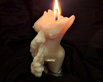 Fertility candle with Tonka | Spell kit | Witchcraft