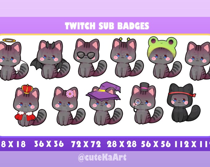 Cute cheems / Twitch Sub badges / Twitch graphics / bits badges / big ...