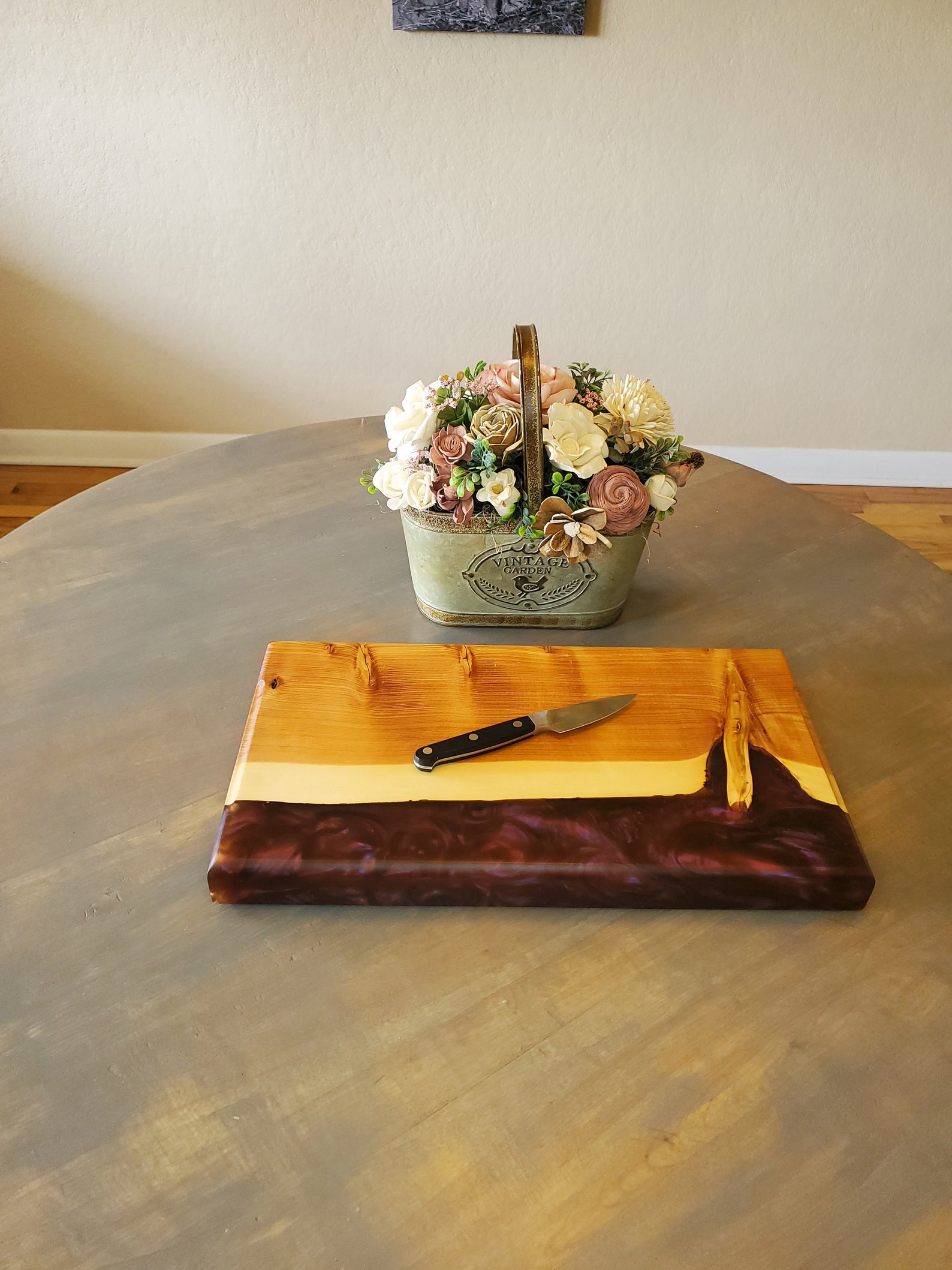 Handmade Live Edge Juniper Cutting Board Charcuterie Board Etsy