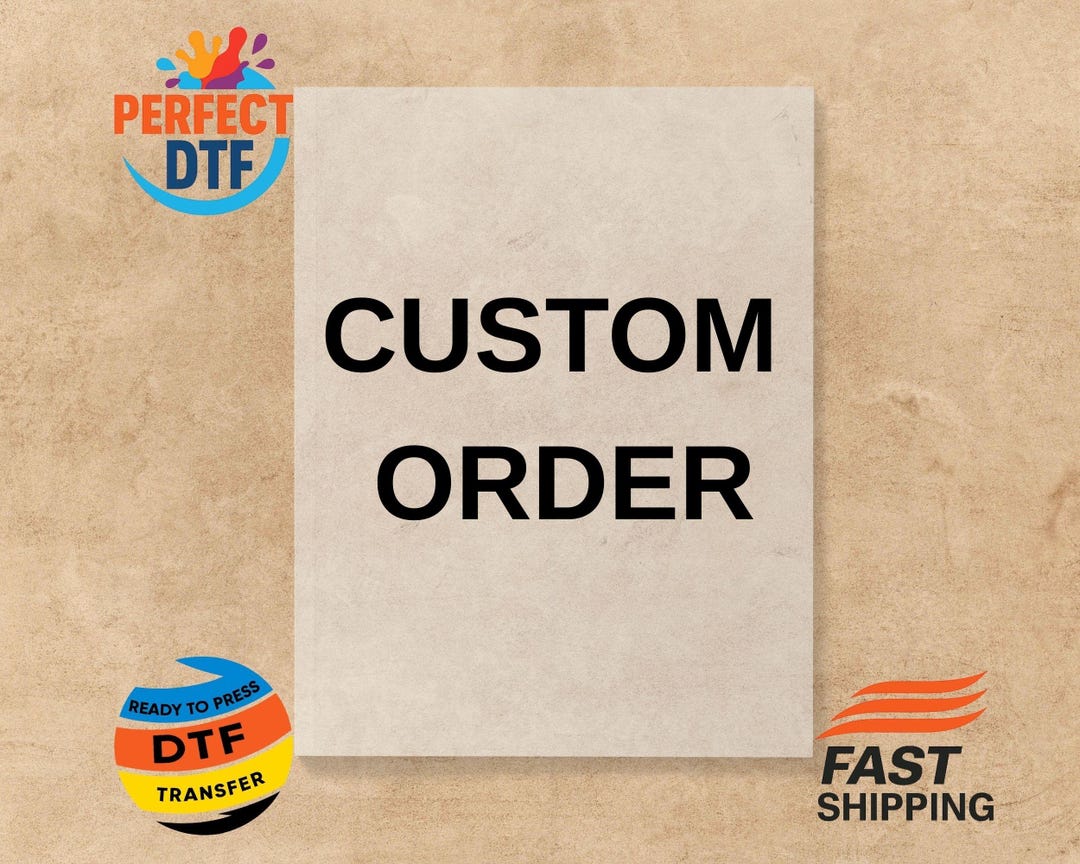 カスタムオーダー DTF 印刷準備完了 - Etsy 日本